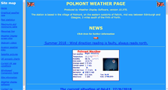 Desktop Screenshot of polmontweather.co.uk