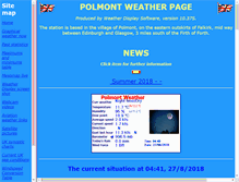 Tablet Screenshot of polmontweather.co.uk